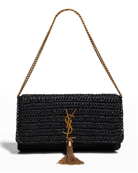 ysl kate 99 raffia bag|Kate 99 raffia shoulder bag in beige .